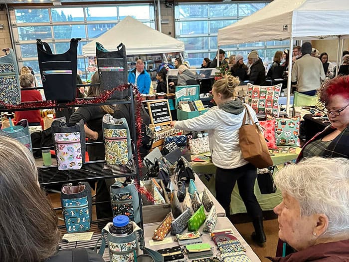 Holiday Market Shoppers