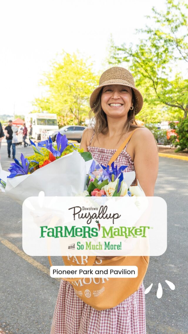 Join us today, 7/18 at the Puyallup Farmers' Market from 9am-2pm. We have over 145 participants that bring you the finest quality products. Also enjoy live music on-stage by Stanley Alleyne from 11am-1pm!
#NotJustAnyMarket #PuyallupFarmersMarket #WeGottaWholeLottaGoodGoinOn #ShopLocal #farmfresh