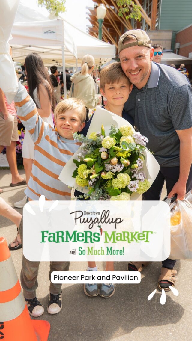 Join us today, 5/23 at the Puyallup Farmers' Market from 9am-2pm. We have over 145 participants that bring you the finest quality products. Also enjoy live music on-stage by Rob Tudor from 11am-1pm!

#NotJustAnyMarket #PuyallupFarmersMarket #WeGottaWholeLottaGoodGoinOn #ShopLocal #FarmFresh