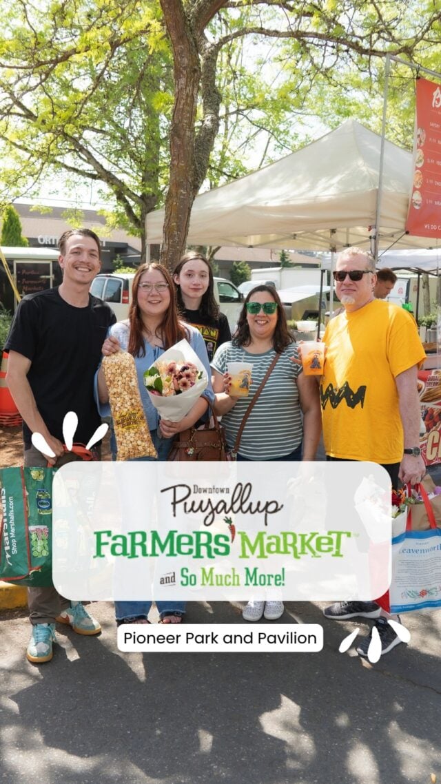 Join us today, 8/1 at the Puyallup Farmers' Market from 9am-2pm. We have over 145 participants that bring you the finest quality products. Also enjoy live music on-stage by folk pop artist Izzy Burns from 11am-1pm!
#NotJustAnyMarket #PuyallupFarmersMarket #WeGottaWholeLottaGoodGoinOn #ShopLocal #farmfresh