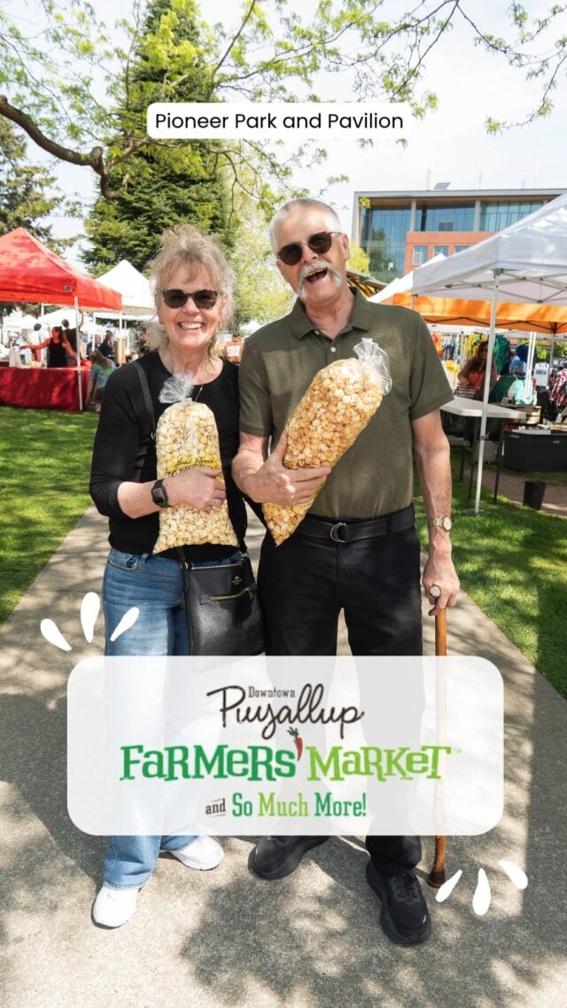 Join us Saturday, 9/12 at the Puyallup Farmers' Market from 9am-2pm. We have over 145 participants that bring you the finest quality products. Also enjoy live music on-stage local musician Rob Tudor from 11am-1pm!
#NotJustAnyMarket #PuyallupFarmersMarket #WeGottaWholeLottaGoodGoinOn #ShopLocal #farmfresh