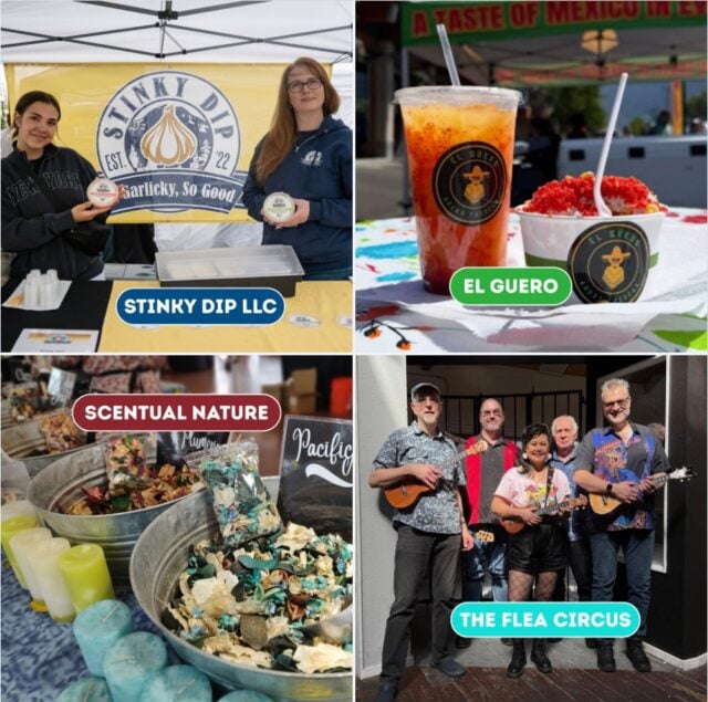 Join us this Saturday from 9am-2pm for the 8/8 Market experience. You will find over 145 participants including:

🤩 @stinky_dip with creamy, savory, garlic goodness in a variety of dips.

🤩 @elguero_pnw offering refreshing fresh fruit aguas frescas and delicious Mexican corn in a cup (esquite).

🤩 Scentual Nature offering hand-poured soy based pillar style candles and 100% natural recycled scented potpourris.
 
You will also discover a marketplace full of farmers offering meat, seafood, freshly harvested fruits and vegetables, and beautiful flower bouquets; a curated collection of talented artists and crafters; food artisans selling small batch artisanal foods; and chefs creating freshly prepared meals for on-site enjoyment. From 11am-1pm you can also enjoy live music featuring ukulele band The Flea Circus.
 
Don't miss out on this weekly gathering in downtown Puyallup's beautiful Pioneer Park and Pavilion! As always, leashed dogs are welcome outdoors and admission is free.
 
Check the link in bio to find out more about our marketplace and vendors! 
 
#NotJustAnyMarket #PuyallupFarmersMarket #WeGottaWholeLottaGoodGoinOn #ShopLocal #FarmFresh
